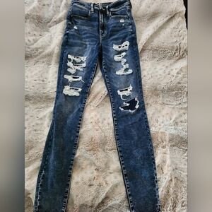 American Eagle Highest Rise Jeggings Size 8L